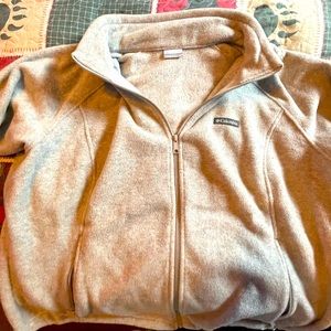 Womens Columbia Fleece Full Zip Collar Jacket 3x